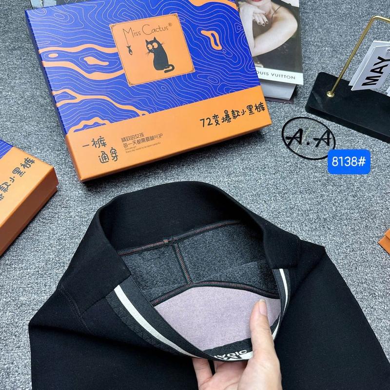 ️‍ Quần legging mèo lót nỉ . Chất quần co dãn, vải mịn. Lót dày vừa ko bị cộm khi mặc. Em sẵn kho    Size : Free ( 45- 65kg ) 3