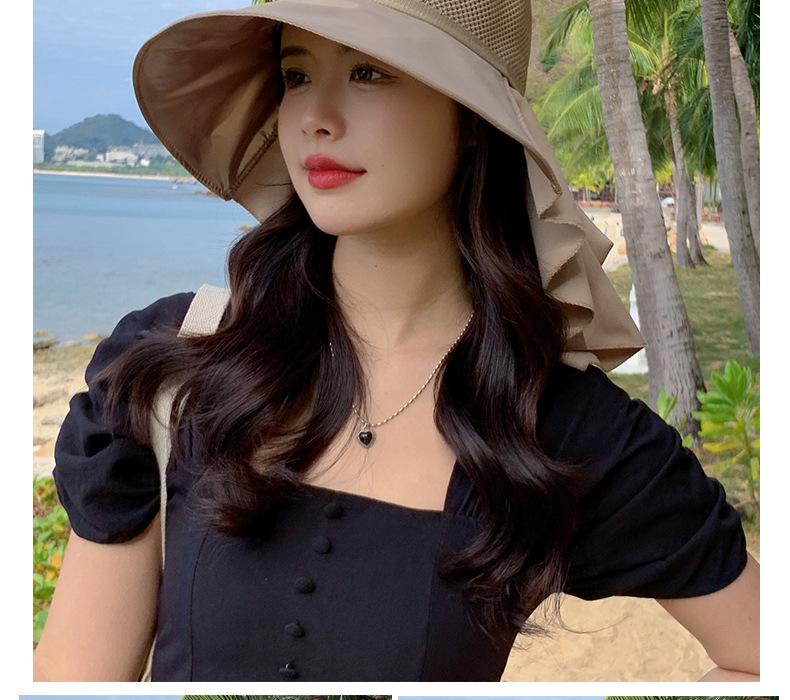 Product Introduction of Summer Wide-Brim Bucket Hat UV 50+ Sun Protection with Detachable Face Cover |   Foldable & Sweat-Proof Design for Beach Hiking Travel Accessories 18