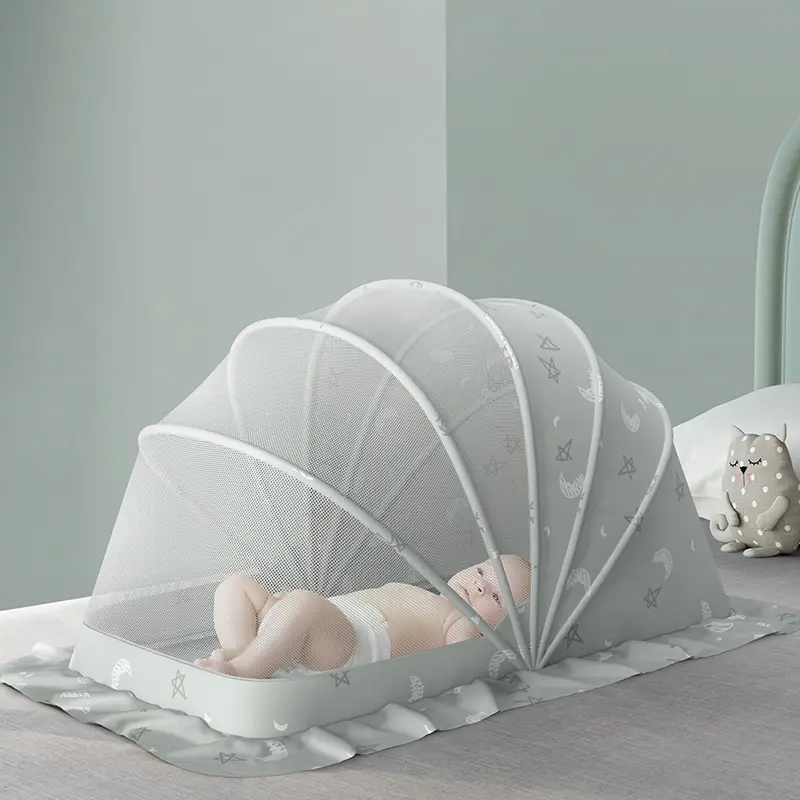 Baby Mosquito Net Cover Baby Crib Full Face Mosquito Proof Cover Children's Foldable Special Bottomless Mosquito Net