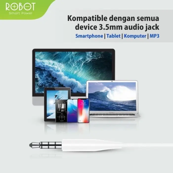 Robot Headset RE10 Wired Earphone High Sound Quality Garansi Original Resmi 3