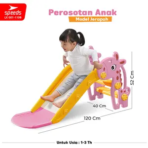 SPEEDS Prosotan Mini Mainan Anak Perosotan Papan Seluncur Seri Jerapah Plastik 001-1108