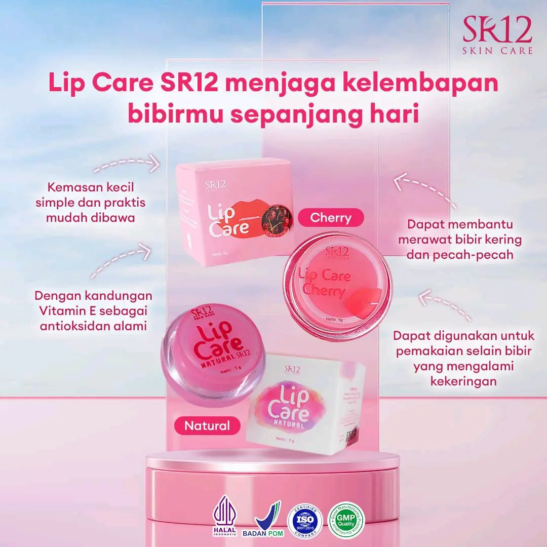 LIPCARE SR12 PELEMBAB  PENCERAH BIBIR ORIGINAL