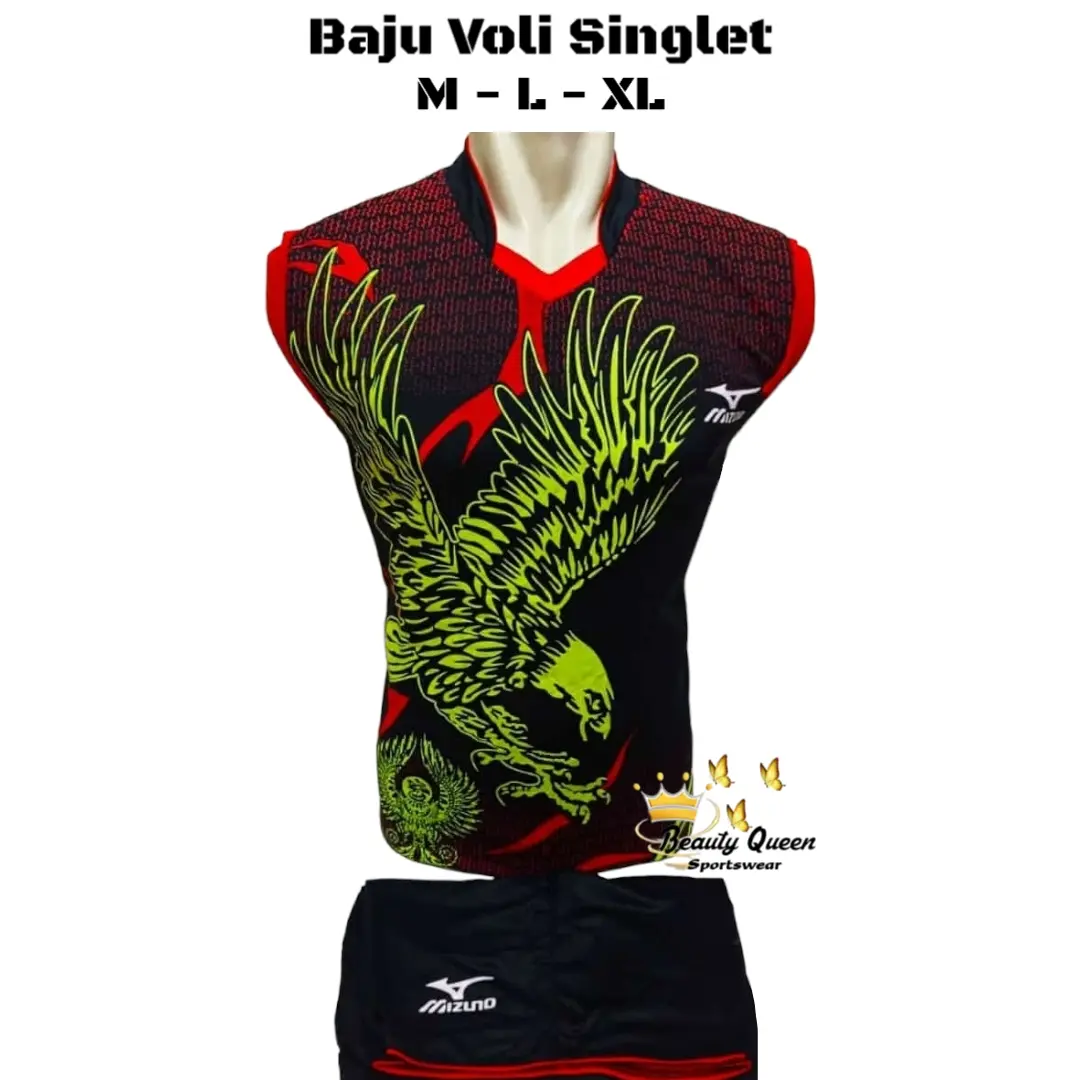 Setelan Kaos Voli Singlet baju Voli Lekbong kensi