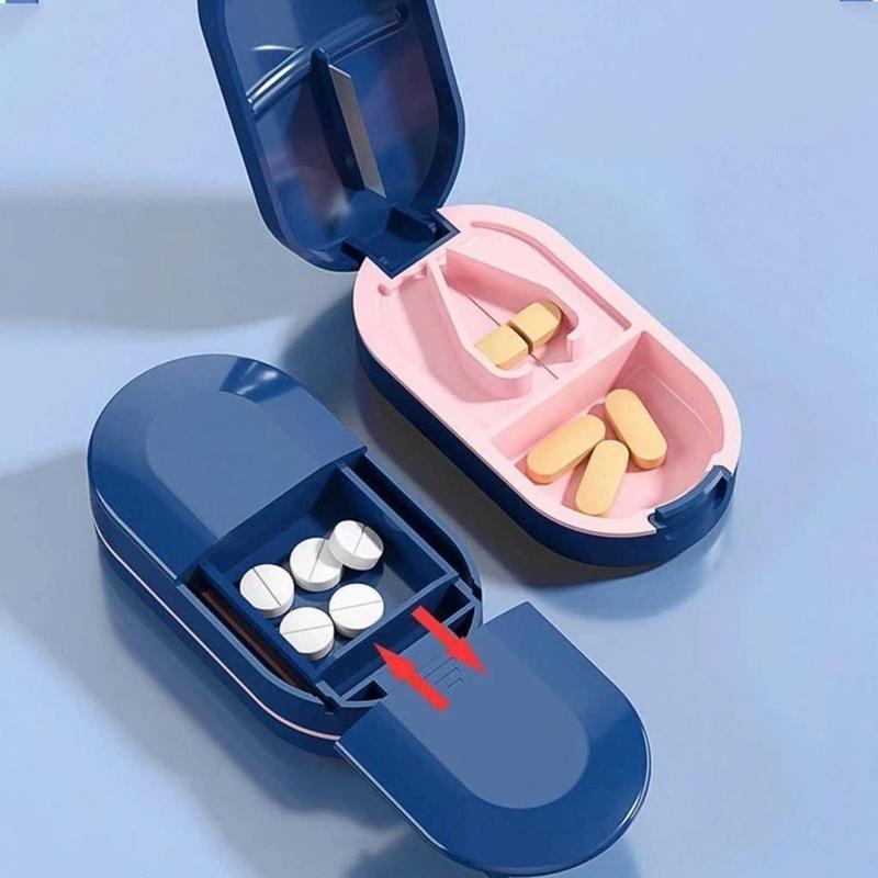 Product Introduction of Hộp Đựng Thuốc Kiêm Dụng Cụ Cắt Thuốc - Khay Cắt Thuốc - Dụng Cụ Chia Thuốc Viên Nén Chính Xác 3