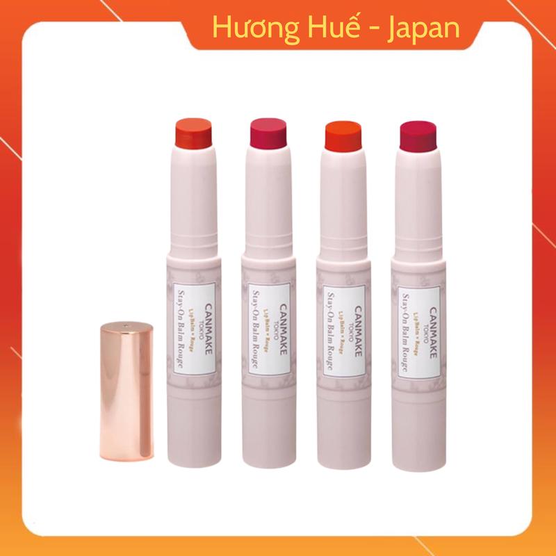 Son Dưỡng Chống Nắng Có Màu Canmake Stay On Balm Rouge Nhật Bản