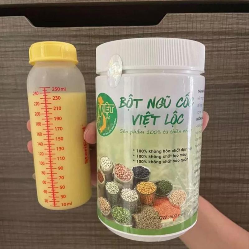 ngũ cốc, bột ăn dặm việt lộc xước, móp vỏ thanh lý date mới 4