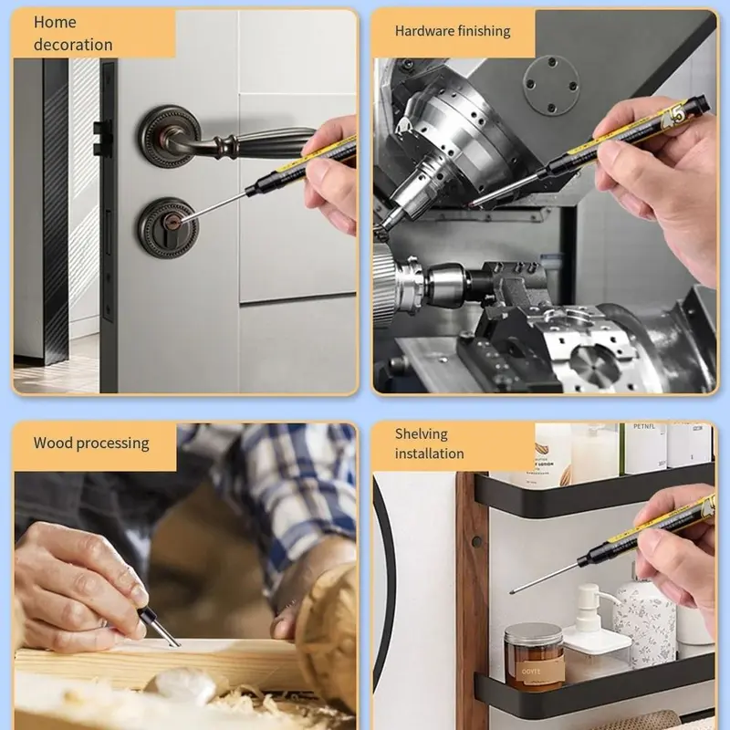 Bút Đánh Dấu Mở Rộng, 45mm, Lỗ Sâu, Đa Chức Năng, Đầu Ngòi Dài, Không Thấm Nước, Bút Đánh Dấu Sơn, Hàng Mới Về 2