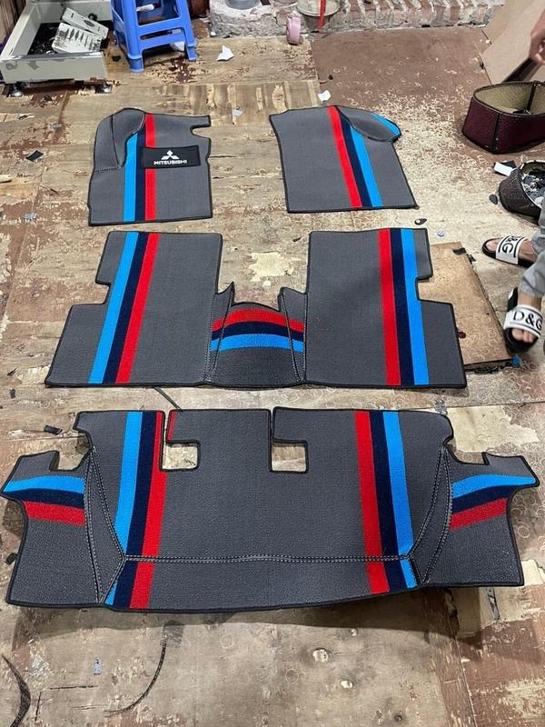 Thảm lót sợi cước cho xe ô tô 7 chỗ toyota Innova, Toyota Fortuner, Toyota Veloz, Mitsubishi Xpander, Mitsubishi Outlander, Kia Sorento, Kia sedona,  Hyunda Santafe, Palisade, Custin