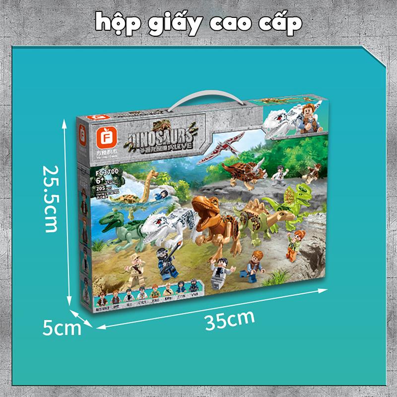 Product Introduction of Bộ Lắp Ráp Mô Hình Khủng Long Bạo Chúa Dinosaurs 225 Chi Tiết 1
