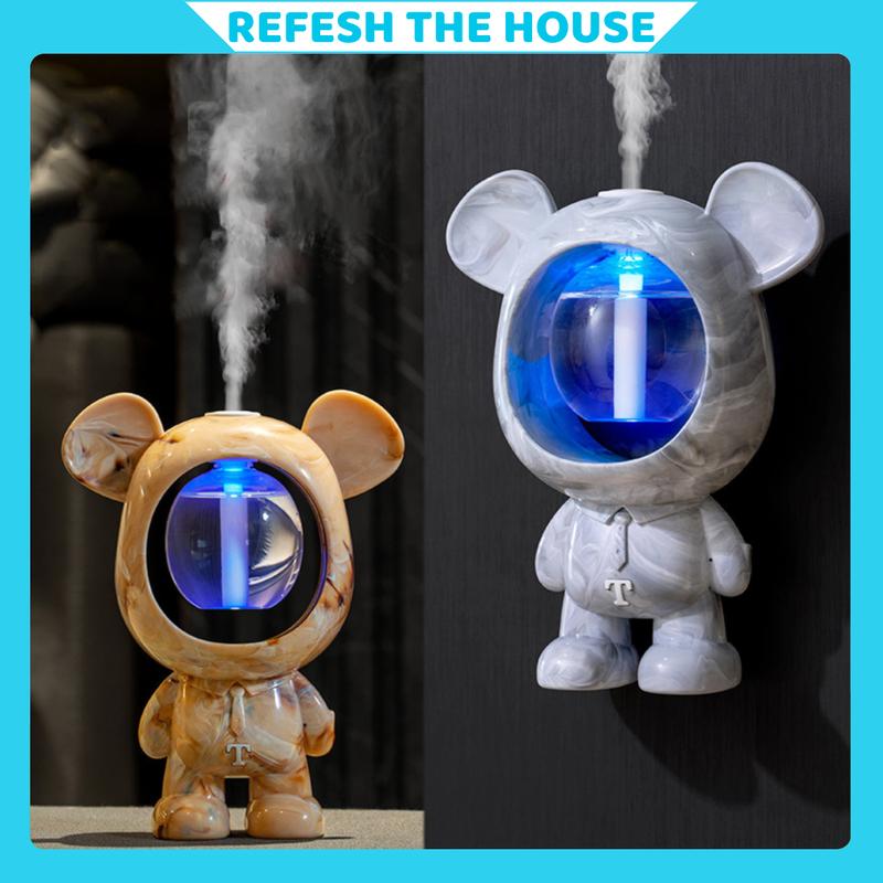 Máy Xông Tinh Dầu Phun Sương Tự Động Khử Mùi Khuếch Tán Tinh Dầu Bear Pin Sạc USB Thiết Kế Ngộ Nghĩnh Đáng Yêu,Máy Khuếch Tán Tinh Dầu Phun Tinh Dầu...