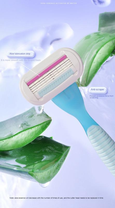 Product Introduction of Women'S Razor Manual Shaver Razor 6