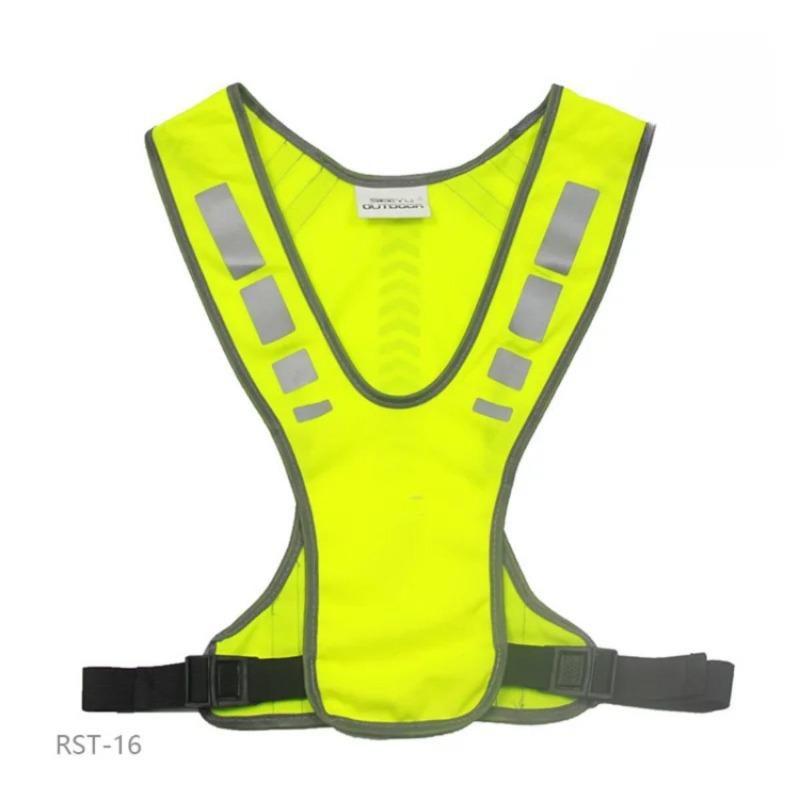 Cycling Reflective Vest High Visibility Safe Jacket for Night Riding Running Jogging Cycling Motorcycle Outdoor Sports Waistcoat 1