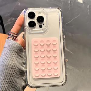 Funda para celular de color sólido con ventosa, anticaídas, funda suave, accesorios para celular compatibles con iPhone 11 12 13 14 15 Pro Max, funda