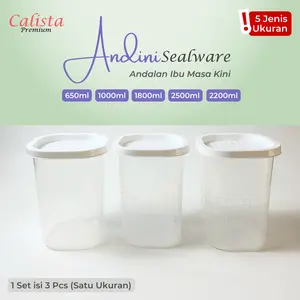 [BISA COD] [CALISTA] Andini Food Kontainer Satuan | Sealware Satuan BPA Free