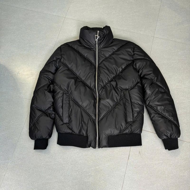 Áo Phao Nam Da 2024 Không Mũ Phong Cách Trẻ Trung - Jacket, Menswear áo  khoác