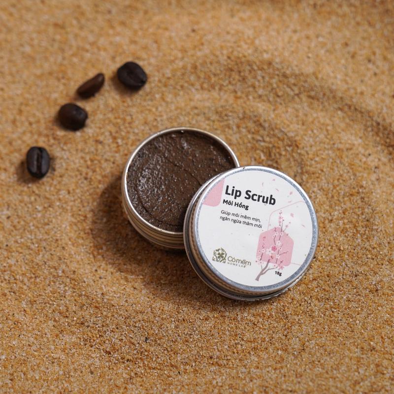 Tẩy da chết môi Lip Scrub Môi Hồng Giảm Thâm Dưỡng Ẩm Cho Môi Cỏ Mềm 18g Son Đường Nữ 2