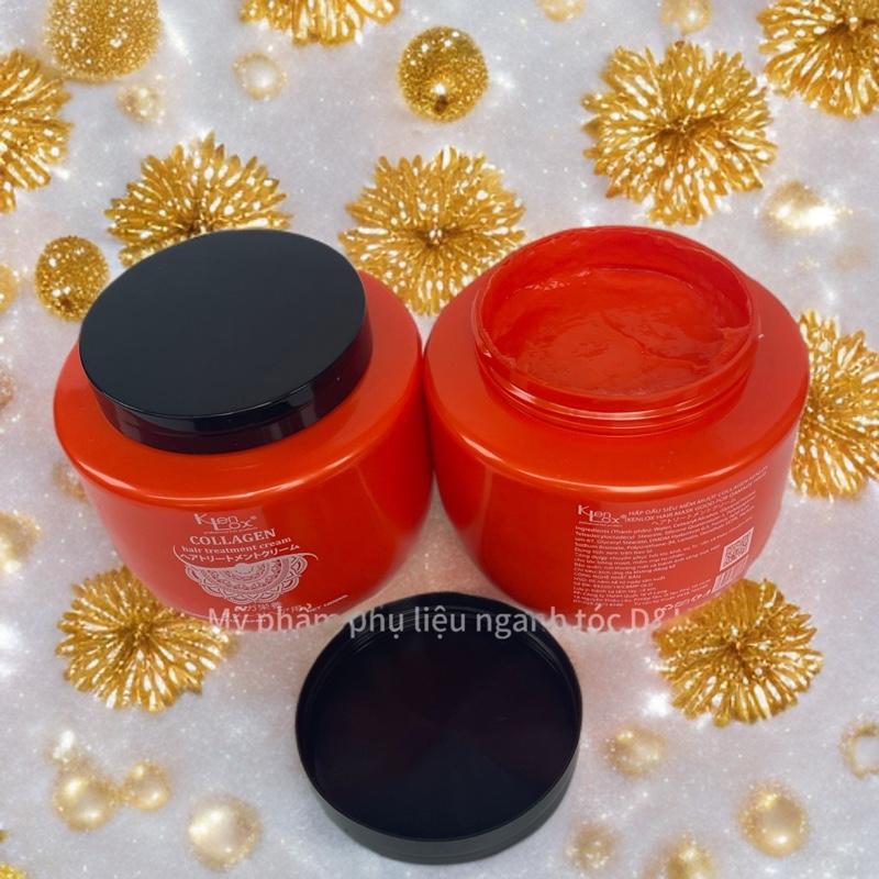 Kem ủ - hấp tóc siêu mềm mượt collagen Kenlox 1000ml Nữ Women 8