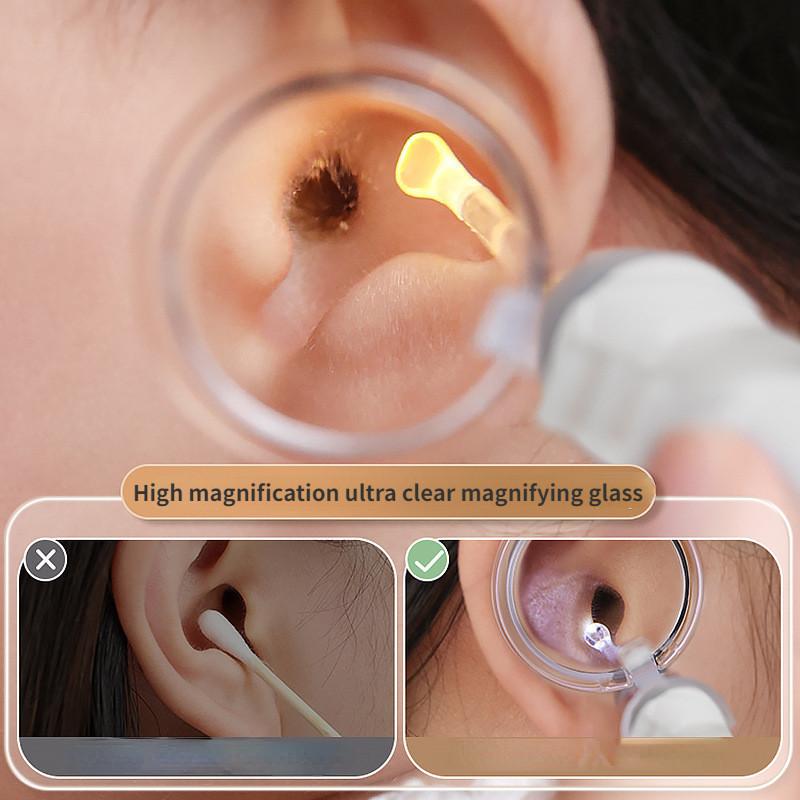 Product Introduction of LED Flash Light Baby Ear Cleaner Spoon Adult Child Ear Care and Cleaning Luminous Dig Ear Tools Spoon Stainless Steel 14