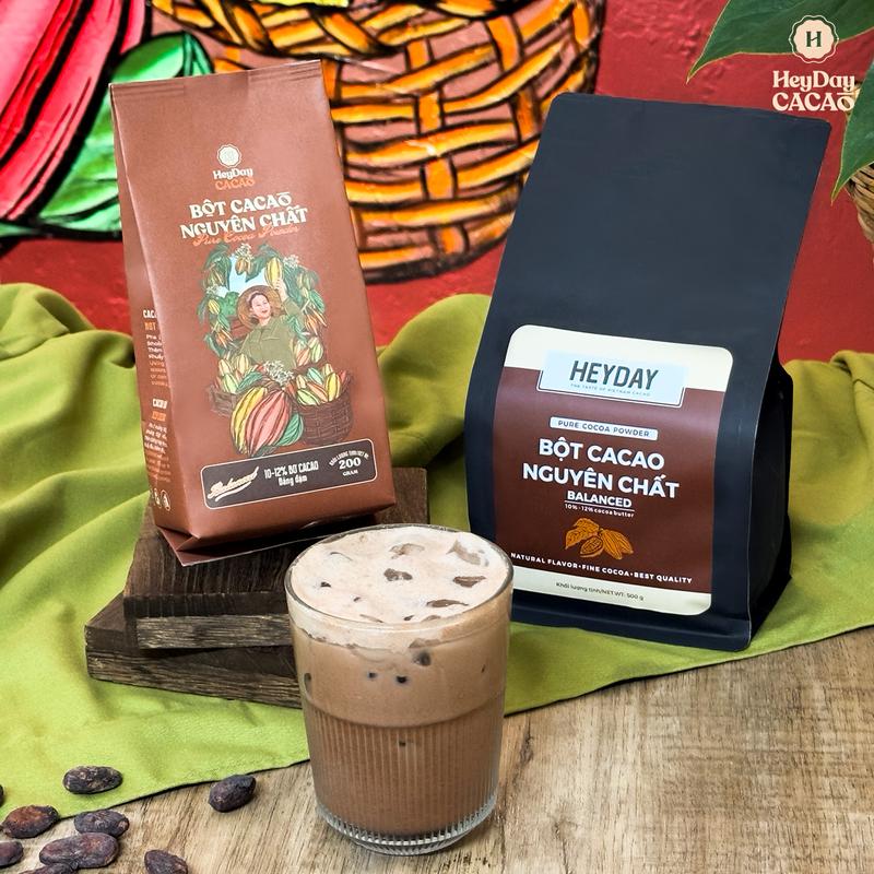 Product Introduction of Bột cacao nguyên chất Heyday - Dòng Balanced phổ thông - Túi 200g 9