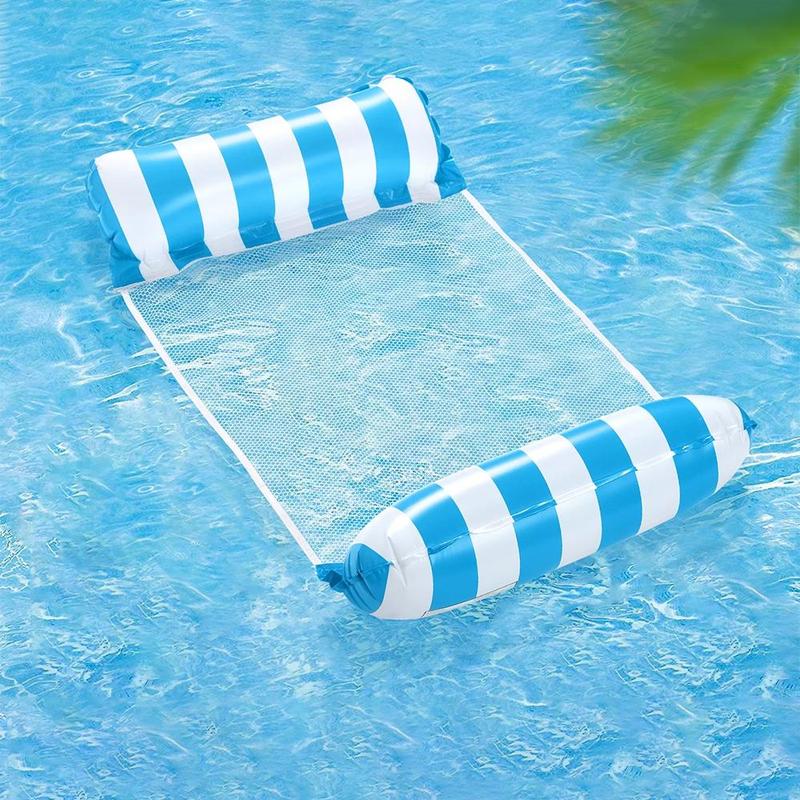 Inflatable Pool Hammock, Pool Float, Water Hammock Multi Purpose, Inflatable Pool Floats for Adults, Non-stick PVC Material, Swimming Float for Outdoor Swimming Pool 5