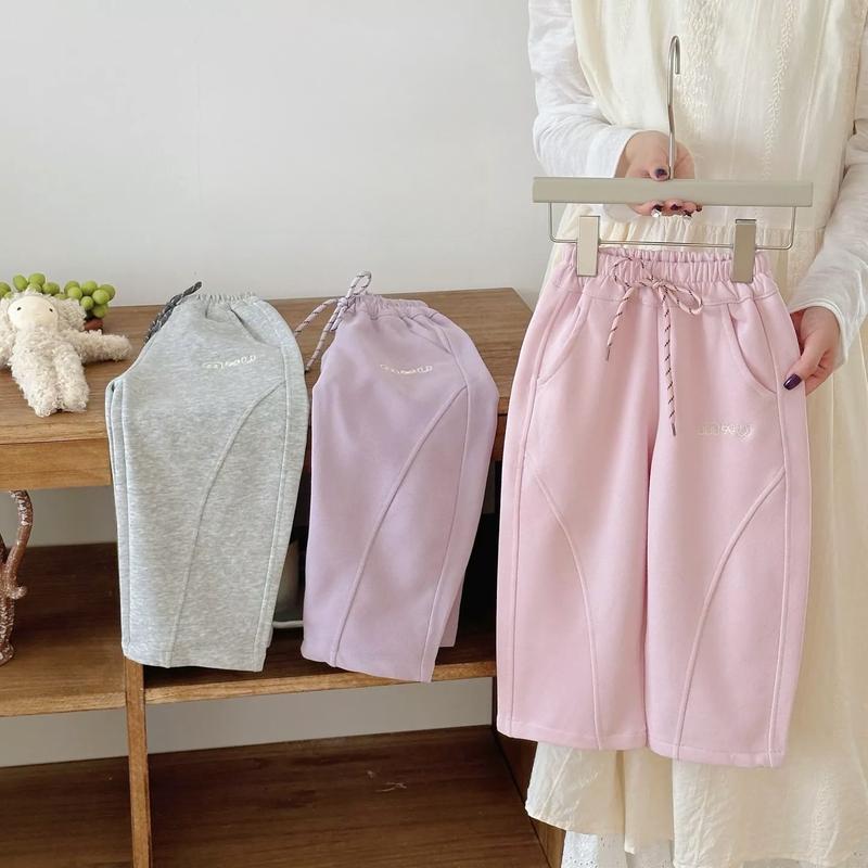 18 - 60kg - QN5 - Quần nỉ bé gái chất liệu nỉ 2 da mềm đẹp xịn đủ sz cho bé gái