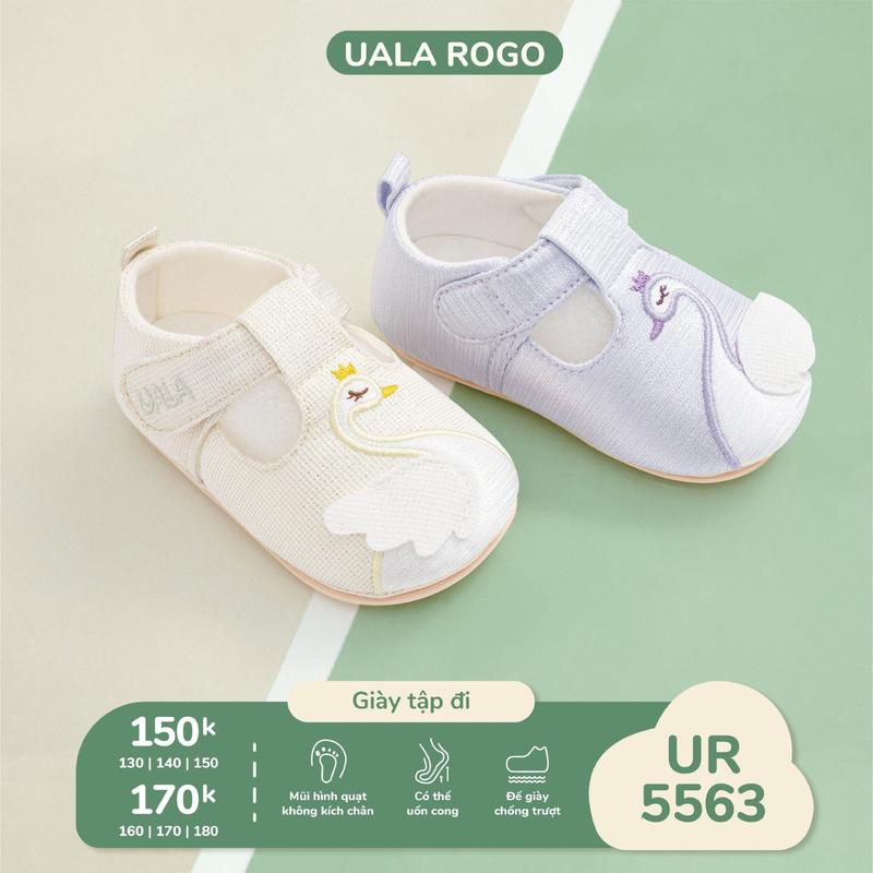  Giày Tập Đi Thêu Hình Ngộ Nghĩnh Cho Bé Trai Hoặc Bé Gái UalaRogo UR 5563,5505,5416,5684 