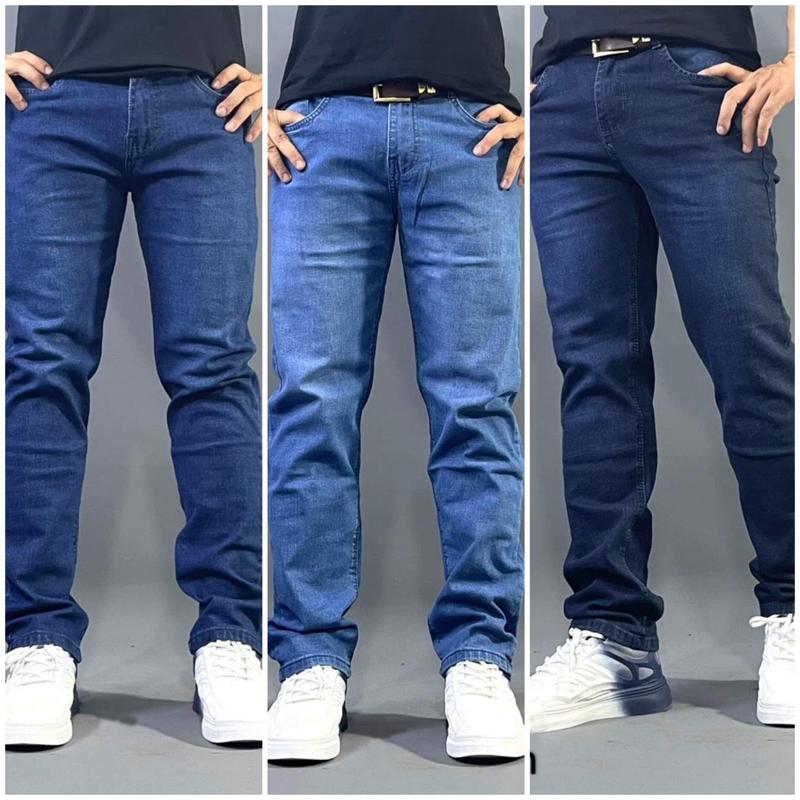 Quần Jean Nam Ống Đứng Quần Bò Nam Suông Vải Dày Dặn Mềm Mịn Không Phai Màu Hàng Thiết Kế