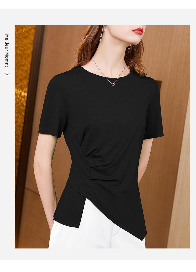 Product Introduction of T-shirt women's summer Korean version short sleeved new top Fashion Womenswear 4