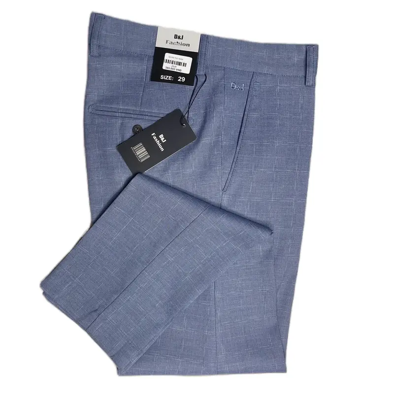 [ Vải Mỏng]Quần Tây Nam Slimfit giãn nhẹ  ống 16-19cm Menswear 0