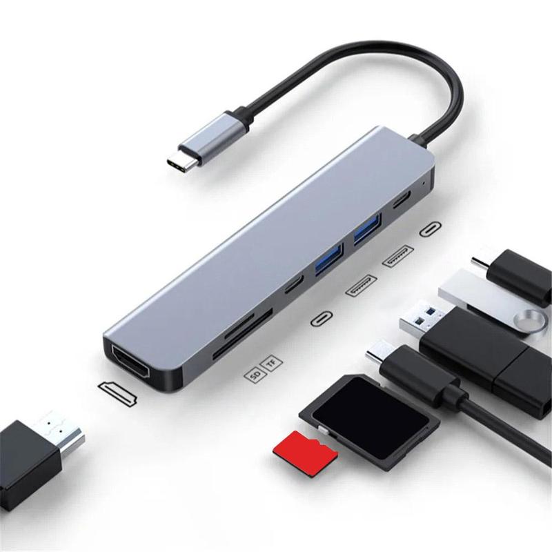 7 In 1 Multi Port Adapter Docking Station For Samsung Galaxy S23/Ultra/Plus 0