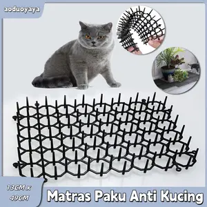 [aoduoyaya] 13CM X 49CM Matras Paku Anti Kucing Arden Prickle Dig Stop Cat Penolak Kucing Garden Prickle Anti Kucing Tanaman