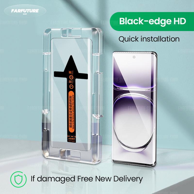 Product Introduction of One-Click Installation Tempered Glass 3D Curved screen Protector For OPPO Reno 12Pro 12 12F 13Pro 11Pro 11 11F 10Pro/Pro+ 9Pro/Pro+ 9/10 OPPO Find X8Pro X7Ultra X7/ X6 X5 X6Pro OPPO A3Pro,Explosion-proof,Privacy,HD,Anti Blue Light Film 6