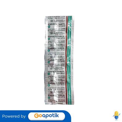 Gambar PARACETAMOL NOVAPHARIN 500 MG STRIP 10 KAPLET dari Apotek Anugerah Sentosa by GoApotik Kota Semarang Tokopedia