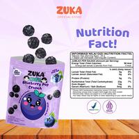 Gambar ZUKA FREEZE-DRIED FRUITS BLUEBERRY POP CRUNCH, SNACK ANAK, BUAH KERING, SNACK SEHAT, SNACK BUAH, KERIPIK BLUEBERRY, KERIPIK BUAH, BLUEBERRY KERING dari PAMMA INDONESIA Kab. Tangerang 4 Tokopedia