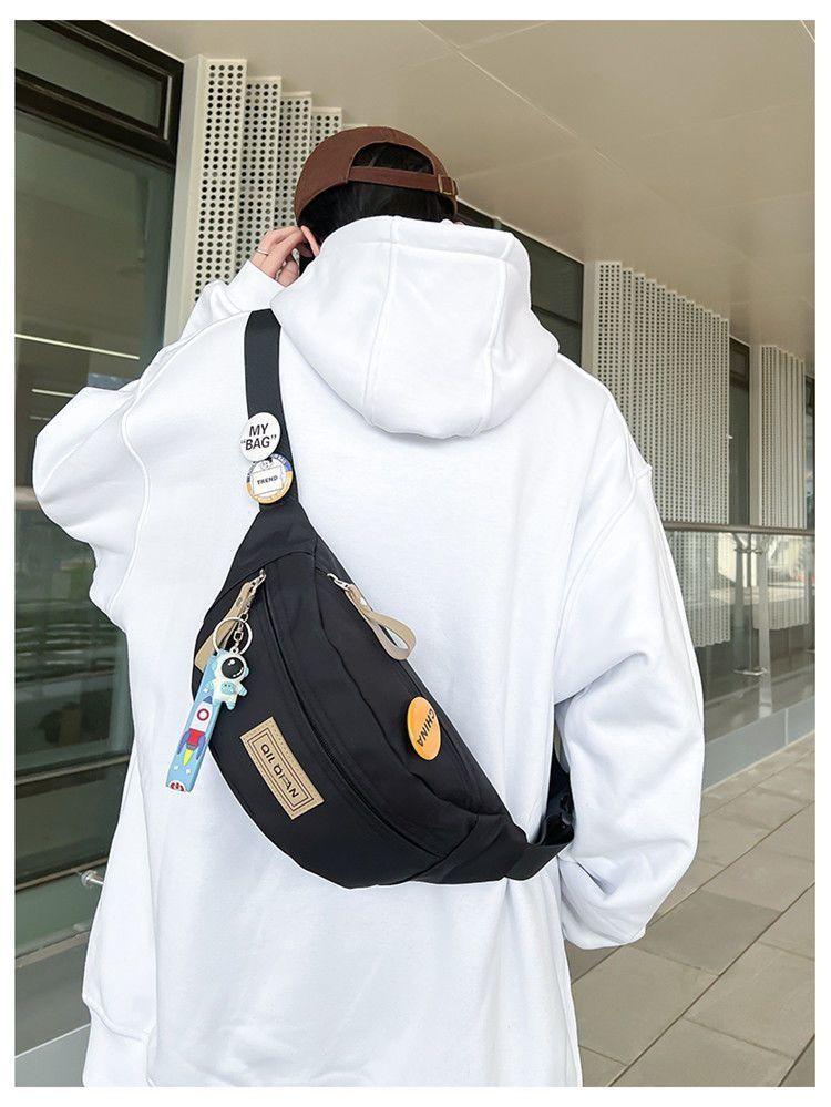 Product Introduction of 2025 New Trendy Chest Bag Phone Casual Simple Crossbody Bag Single Shoulder Bag Crossbody Bag Sports Waist Bag 12