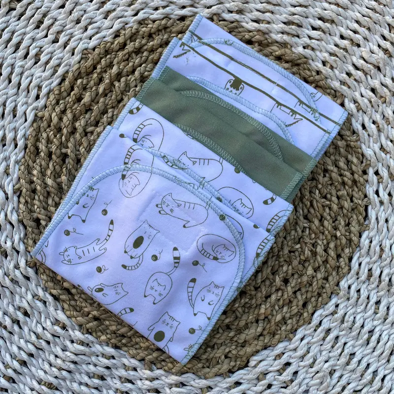 6 PCS GURITA BAYI BARU LAHIR MODEL REKAT PRAKTIS Boy Newborn Diapers Popok 0