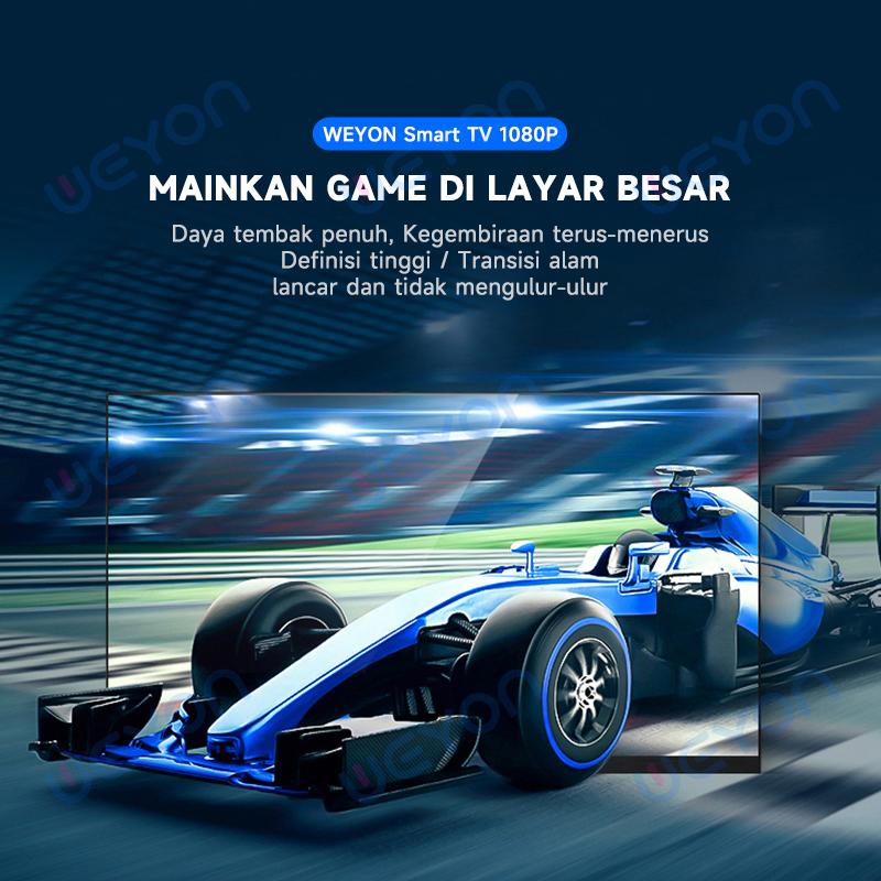 【ANDROID S43  】 LED Full HD Ready Smart TV Televisi Murah(SMART-S43A) hdmi lcd Layar YOUTUBE NETFLIX Android  12   wifi tv google wifi-netflix-youtube-prime video led 1080P hdmi  HDR full HD HDR 5