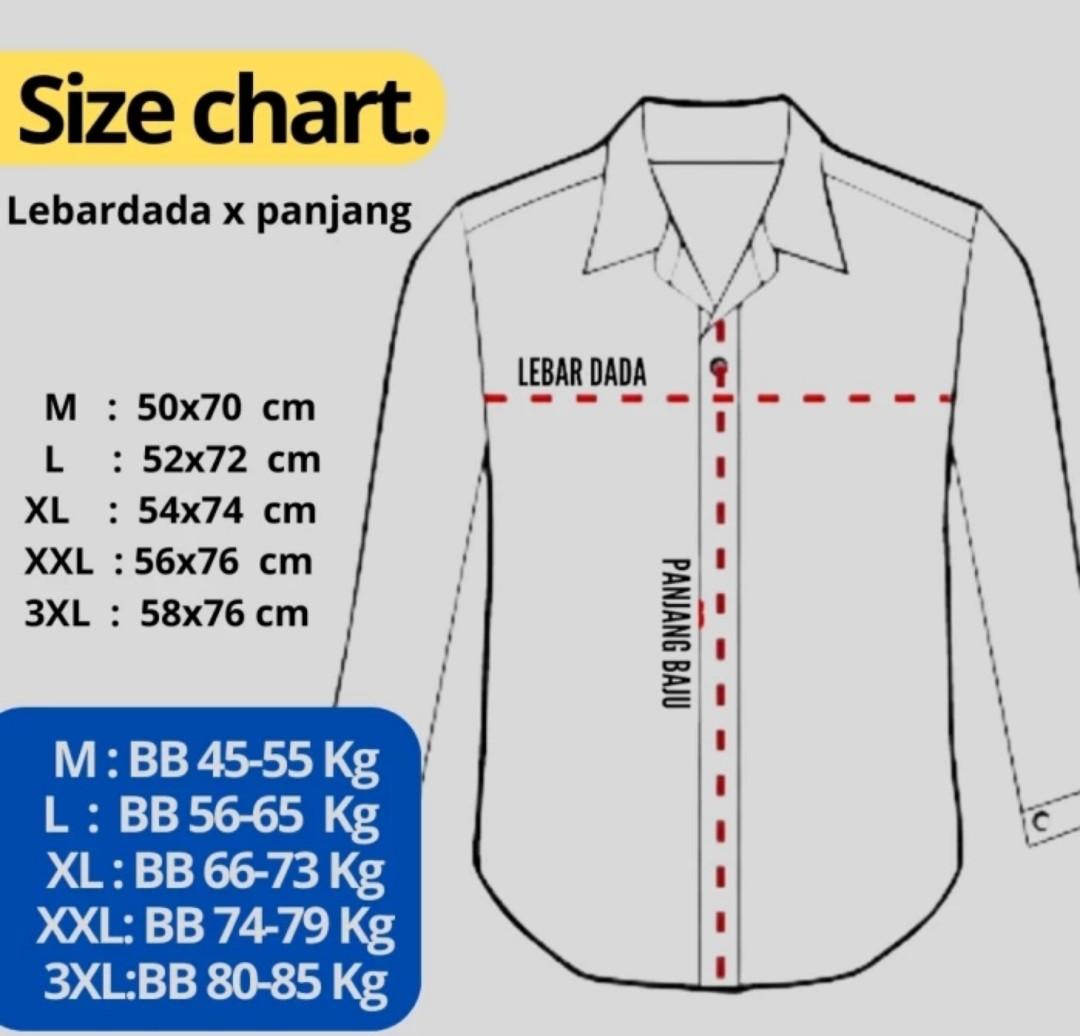 GK kemeja flanel lengan panjang premium Santai Atasan