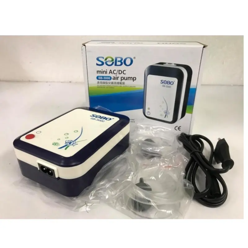 Máy Sủi Oxy Tích Điện 2 Vòi cho bê ca canh Sobo SB-4000 -SB 30000 2