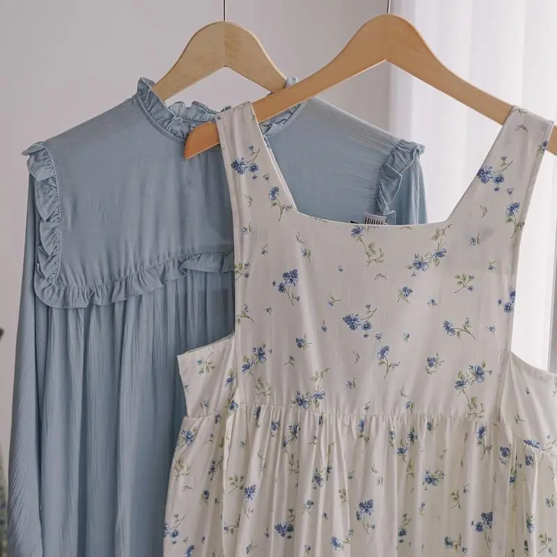 [7.7 BigSale] Himari Midi Dress Korea Motif Bunga Haraskirt Madebyhara Atasan Casual Katun Jepang Wanita Baju 7