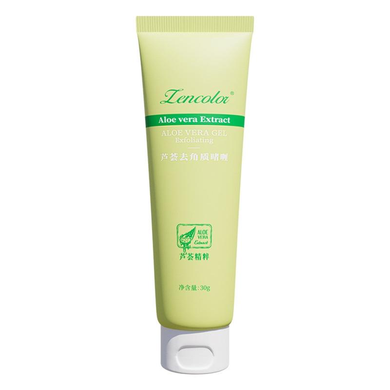 Gel tẩy tế bào chết nha đam, 60g, dưỡng ẩm, chăm sóc da, kem tẩy tế bào chết mặt, làm sạch 7