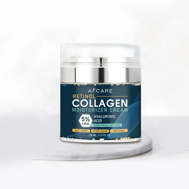 Men's Collagen Face Cream Instant Retinol Lifting Firming Cream Wrinkle Remover Face Cream Moisturizer Brighten Skin Products