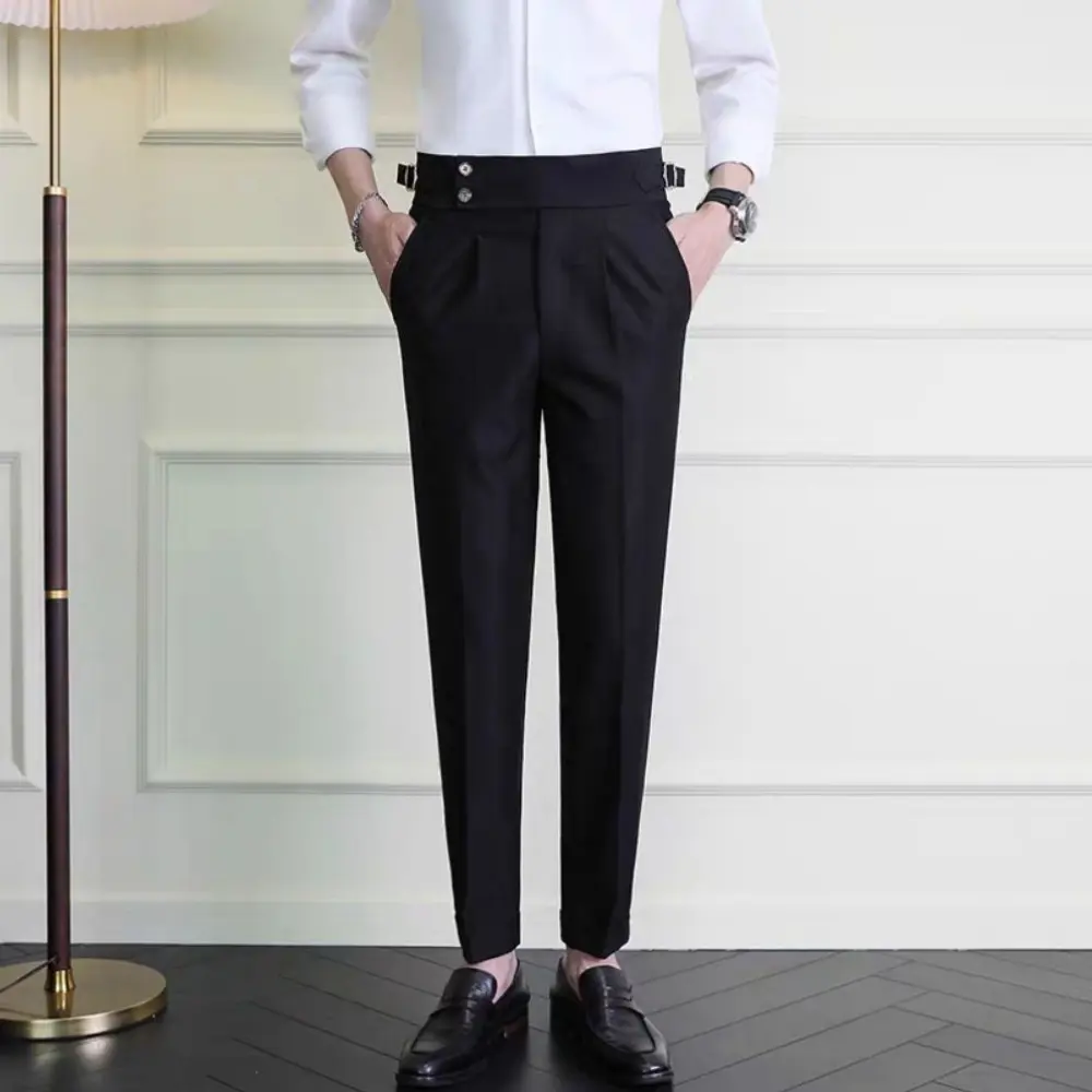 [M32] Quần Âu Nam Sidetab Cạp cao 2 cúc - Phong cách Thanh Lich