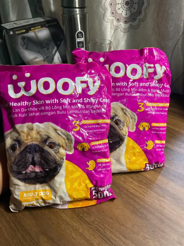 Hạt Woofy thức ăn cho chó trưởng thành 0,5kg (1 gói 500g) 5