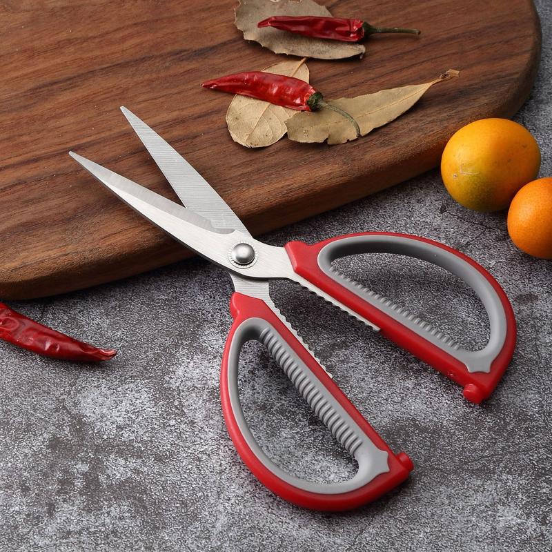 Product Introduction of Stainless Steel Scissors Household Sharp Alloy Strong Kitchen Scissors Handmade Special Big Scissors Scissors 2