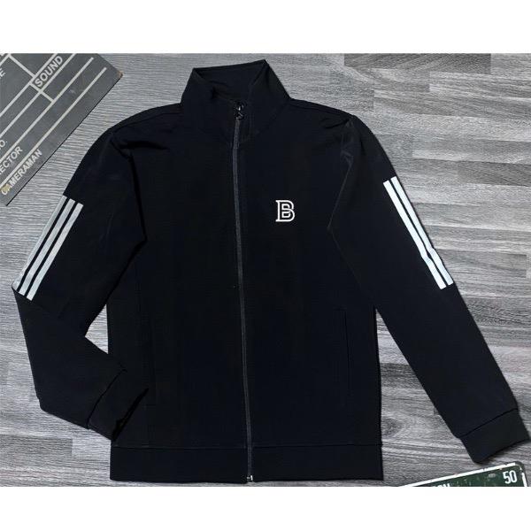 Áo Khoác Nam Nữ Thể Thao Màu Đen Trơn A D I Sport Áo Chống Nắng Vải Thun Lạnh Poly 2 Da Cao Cấp, Mềm Mịn Không Xù Lông, chạy bộ menwear Trang Phục