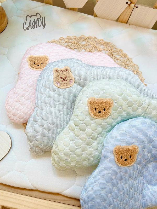 GỐI ĐIỀU HOÀ MÂY Gối thiết kế vỏ ngoài vải tổ ong mềm mại,thông hơi,thoáng khí.Giúp bé ngủ ngon giấc Cho Bé Voi