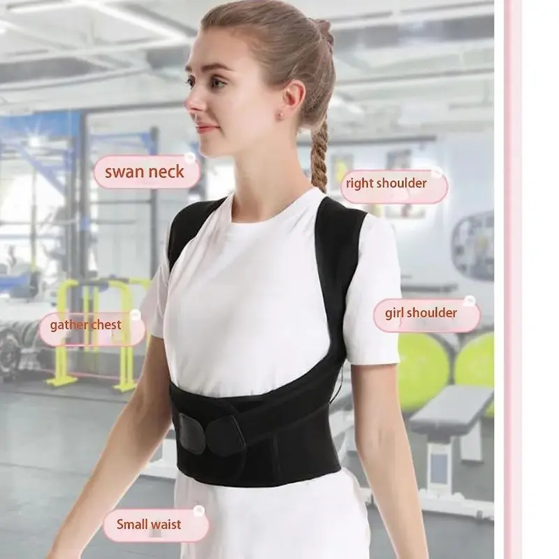 (PUNGGUNG TEGAK) Korset penegak punggung size M-3XL Posture corrector belt / Korset penyangga punggung bungkuk jadi tegak 5