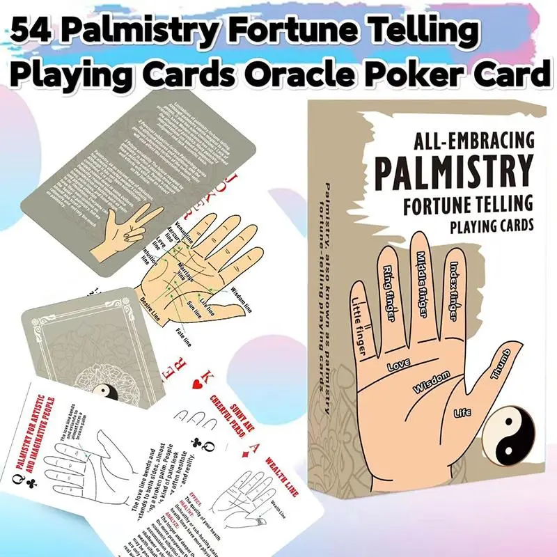Palmistry Tarot Card Game, 1 Box Unique & Interesting Tarot Card Game, Spiritual Guidance Tool, Powerful Self-discovery Tool 2