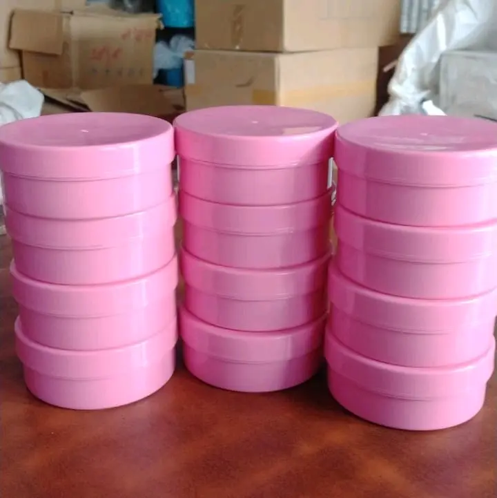 [50 PCS] POT LULUR 250GR PINK TERANG CANTIK Plastik